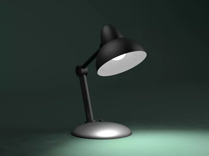 table lamp Free 3D model_0