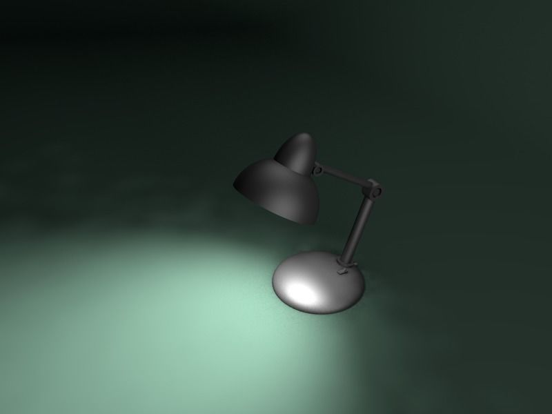table lamp Free 3D model_1