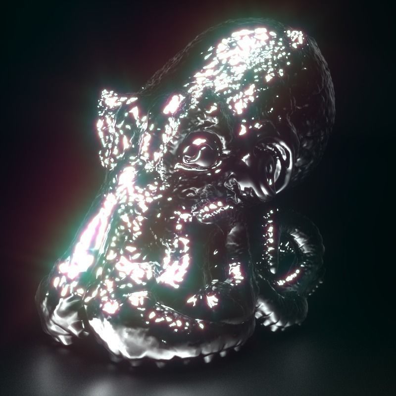 Octopus 3d Print glowing 3D print model_7