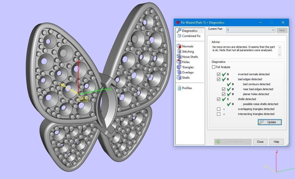  earring  butterfly N - 213 3D print model_18