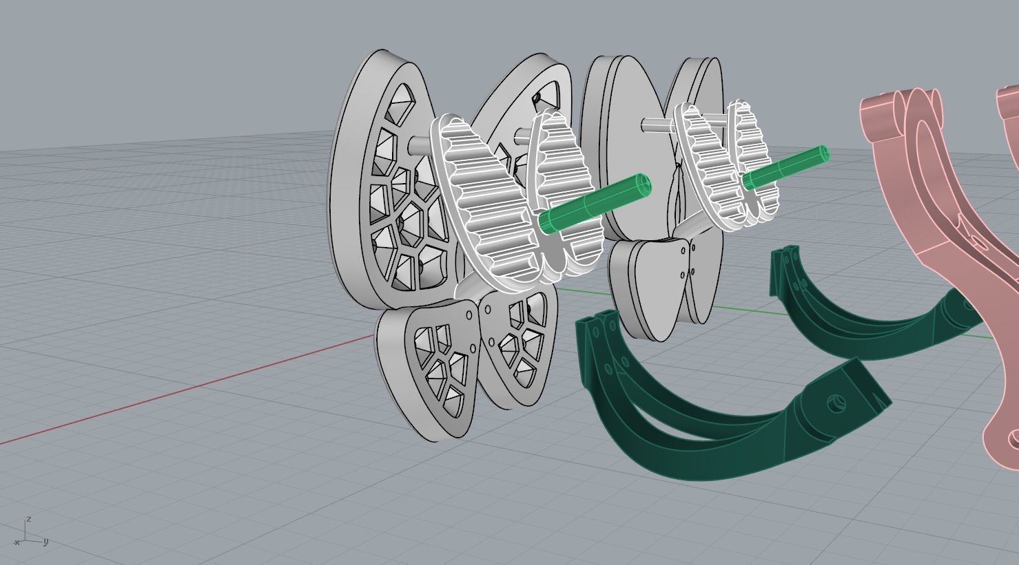  earring  butterfly N - 213 3D print model_16