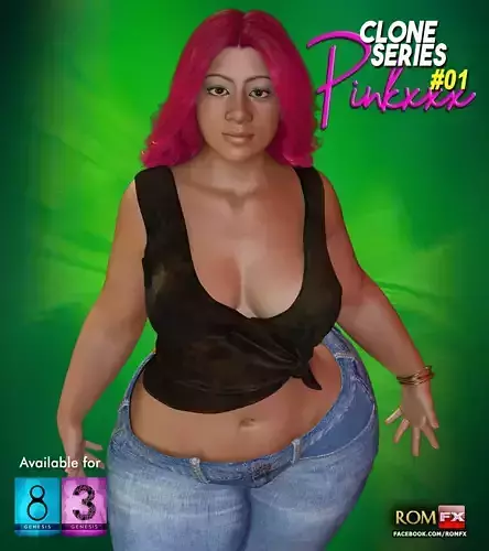 Pinkxxx Clone Series 1 For G3F and G8F 3D model