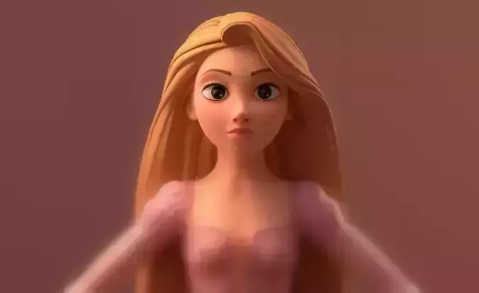 Cartoon Female - Rapunzel