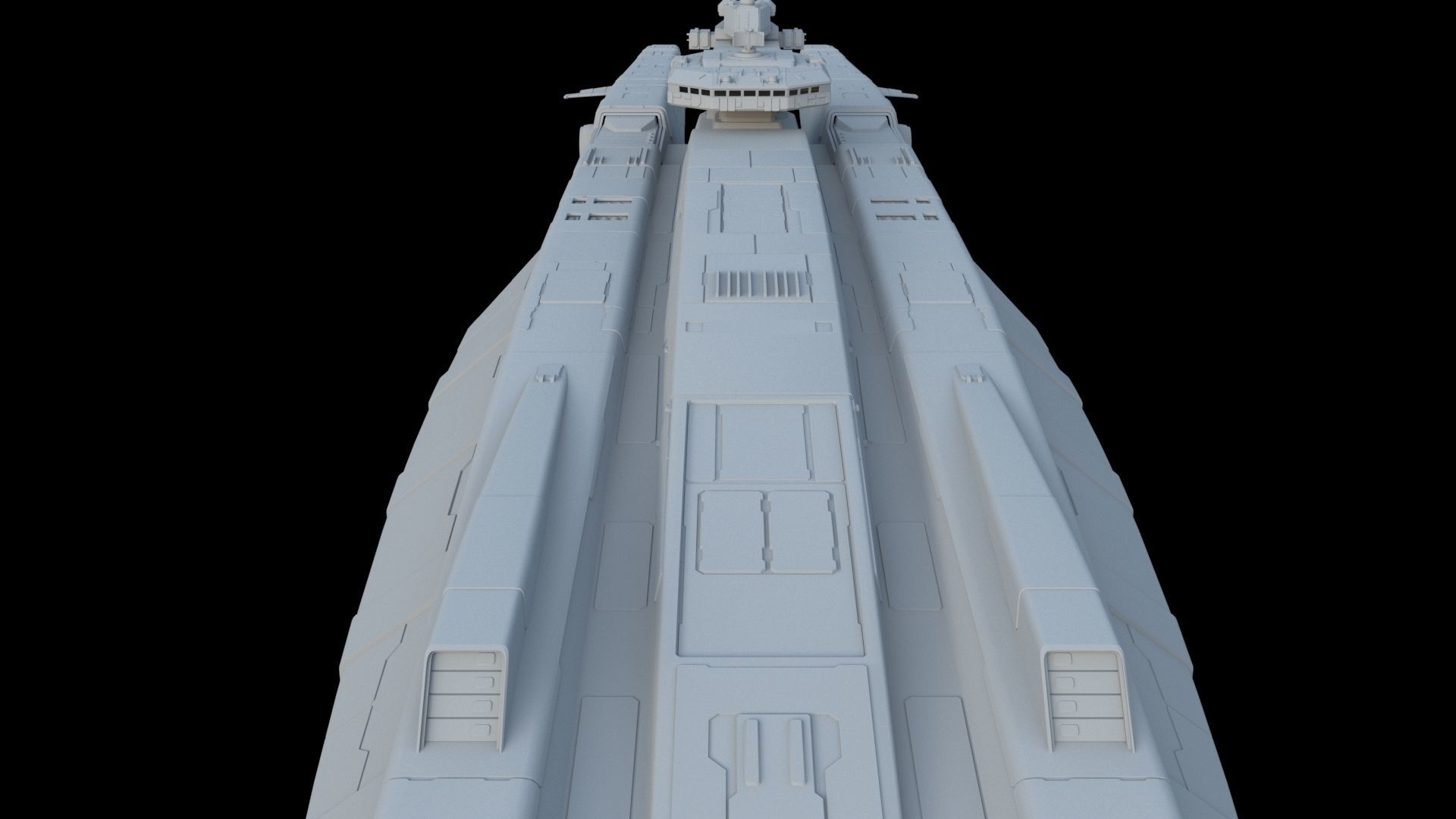 Sci Fi Spaceship - Patrol Cruiser 3D model_24