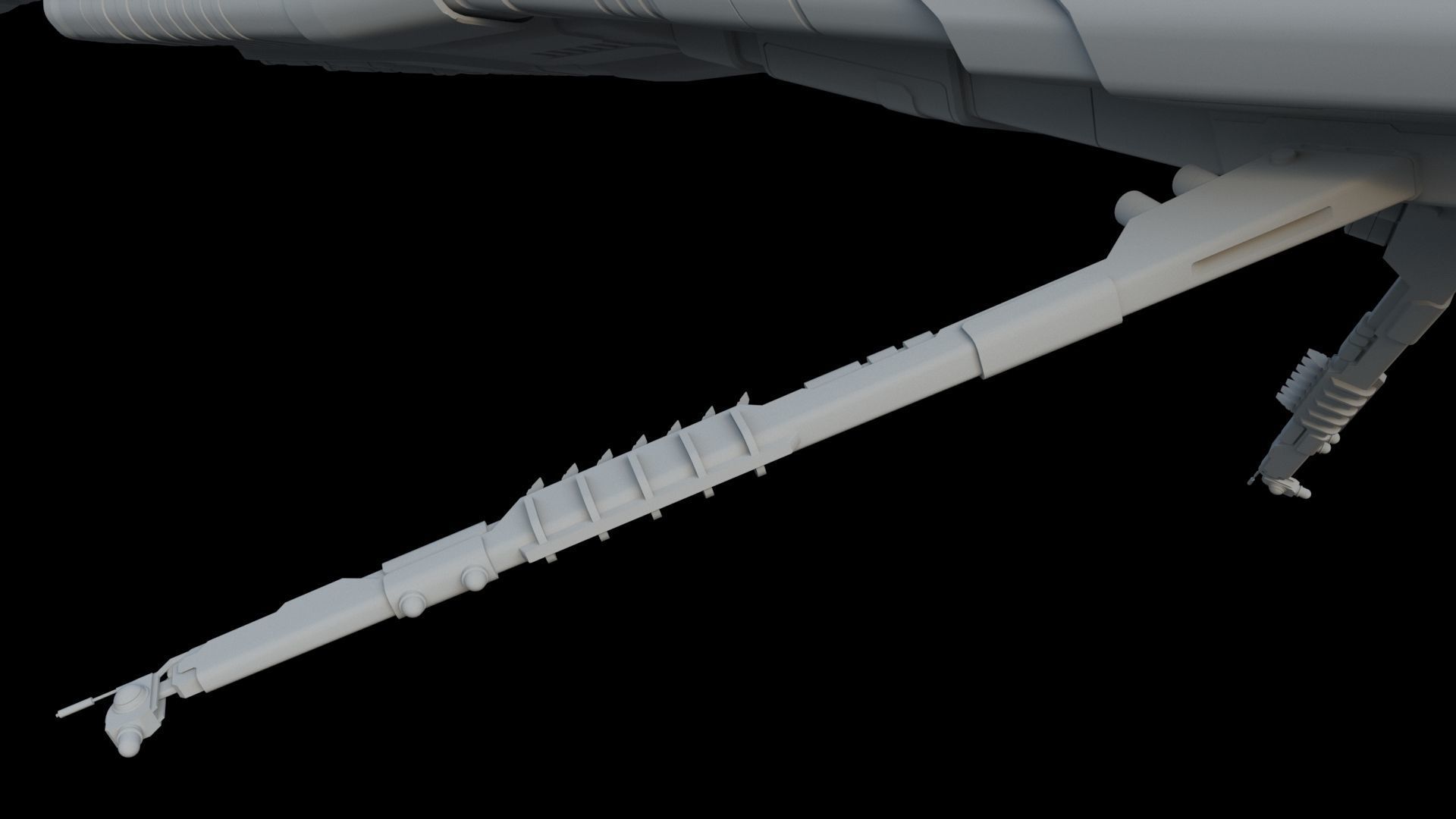 Sci Fi Spaceship - Patrol Cruiser 3D model_19