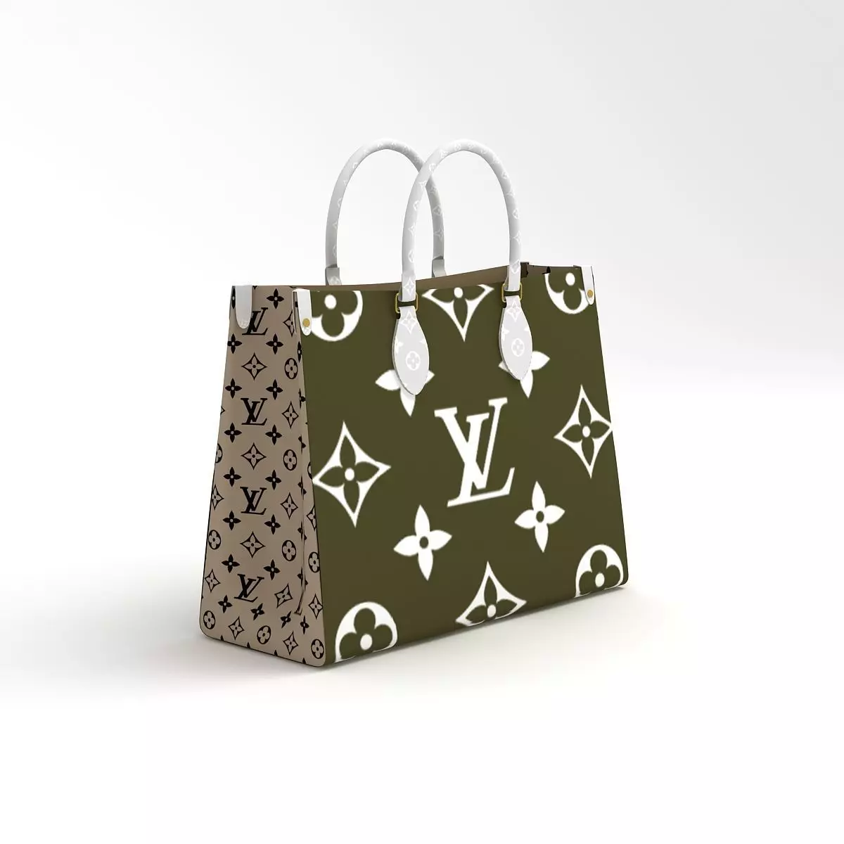 Louis Vuitton Leather Bag 5 3D model