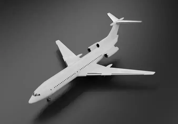 Tupolev Tu-154 3D model