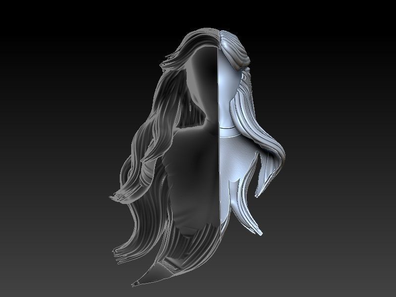 Star Wars Tie Bomber Pin Up Girl 3D print model_15