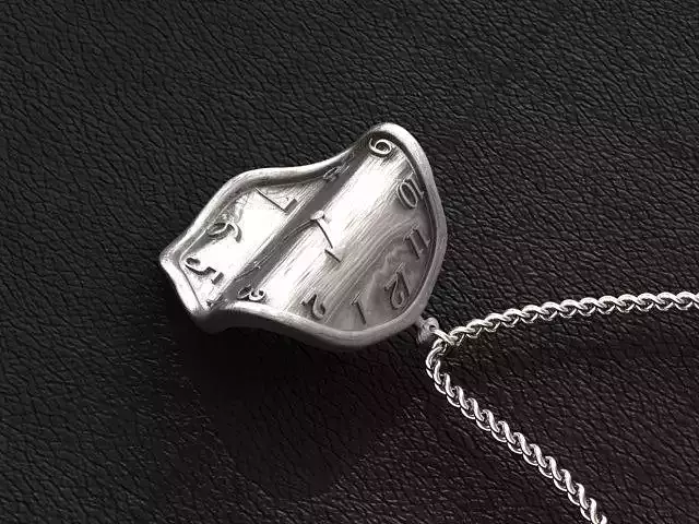 Melted Clock pendant 3D print model