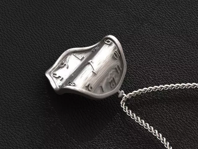 Melted Clock pendant 3D print model