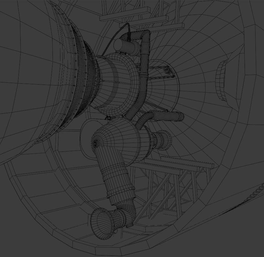 Titan II Gemini Rocket 3D model_19