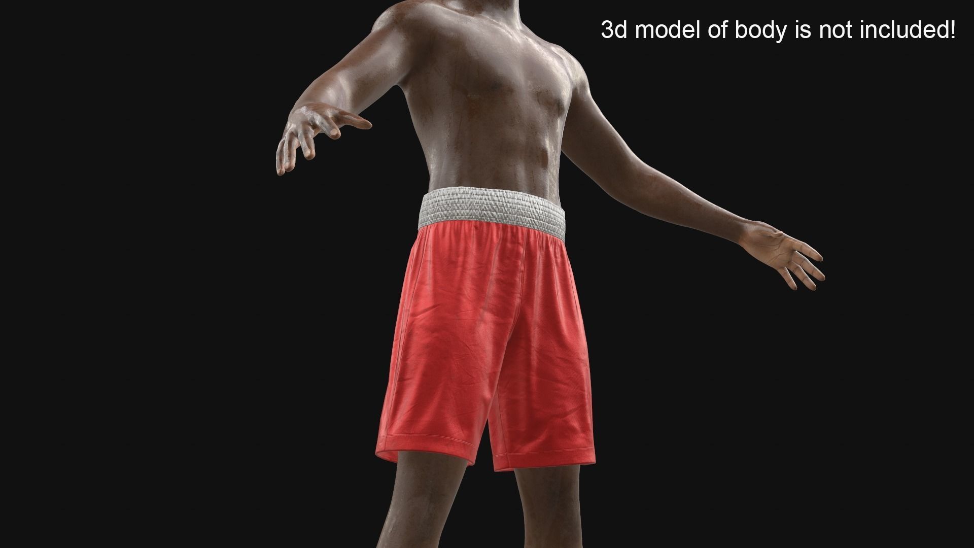 Boxing shorts pack 3D Model Collection_10