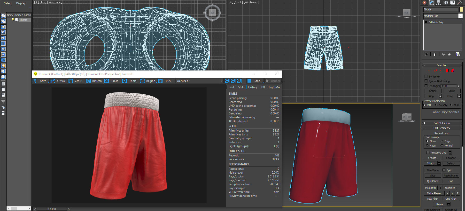 Boxing shorts pack 3D Model Collection_33