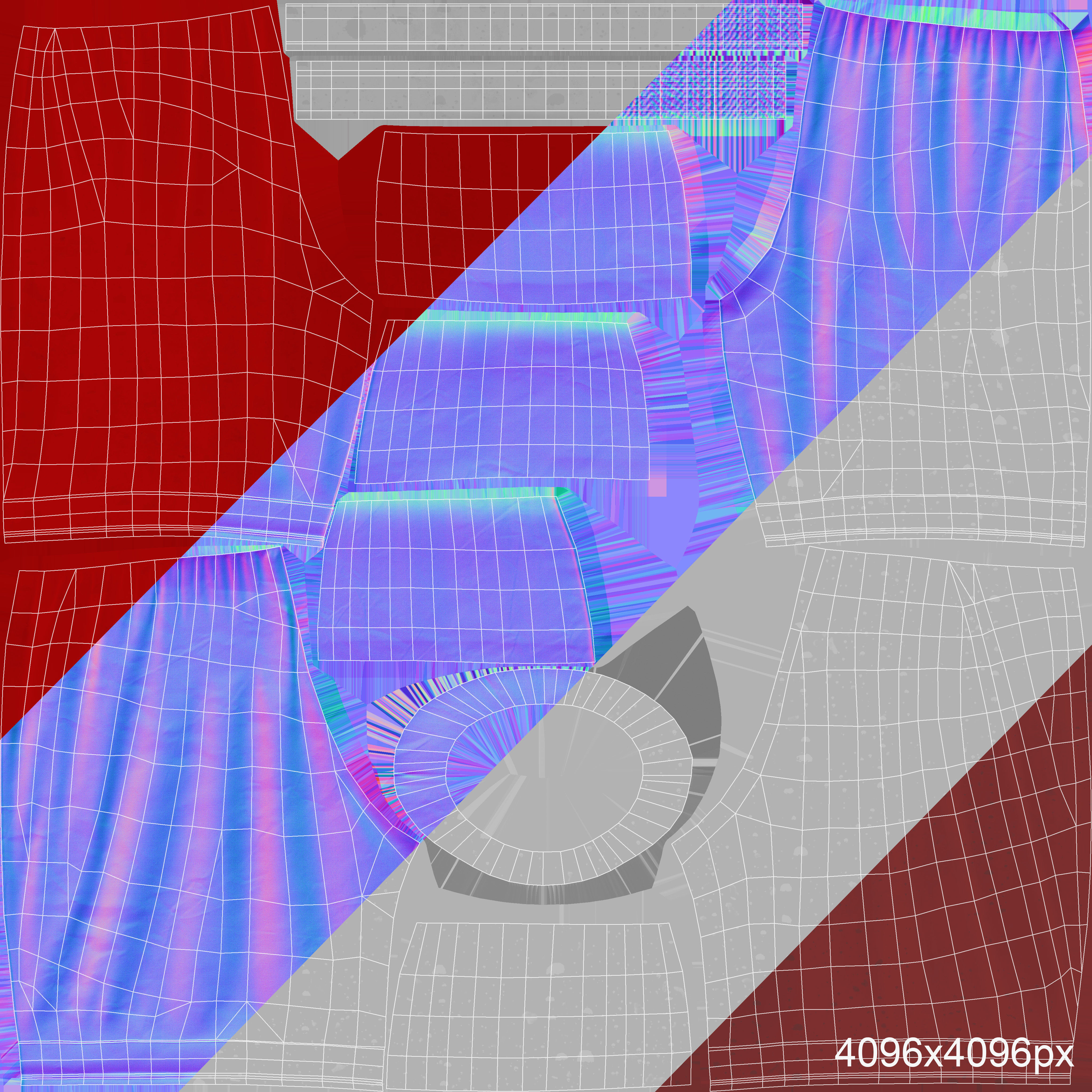 Boxing shorts pack 3D Model Collection_28