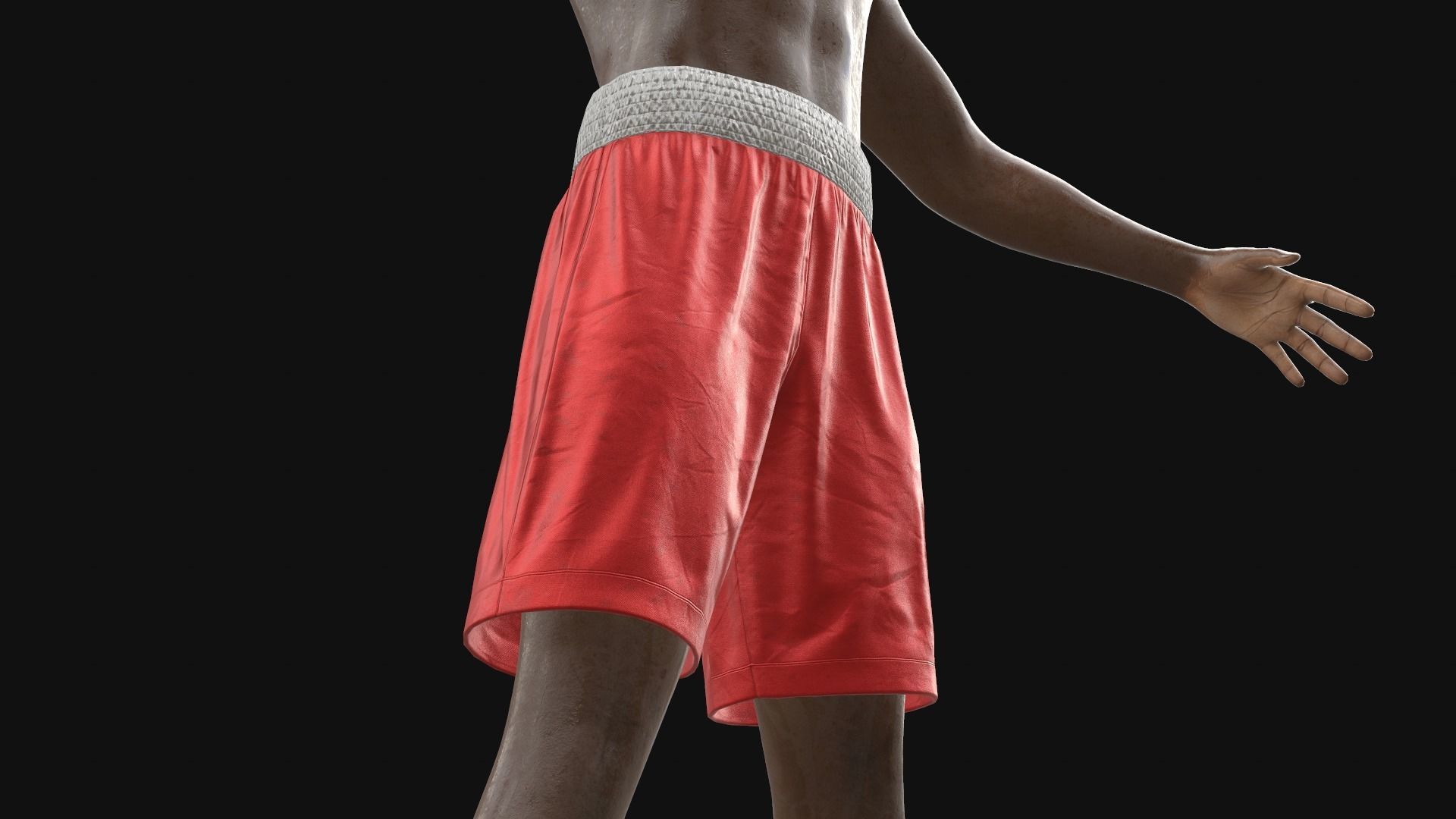 Boxing shorts pack 3D Model Collection_11