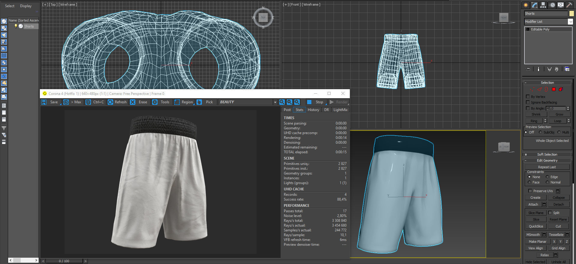 Boxing shorts pack 3D Model Collection_35