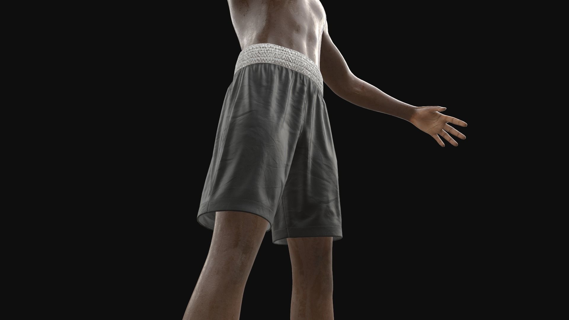 Boxing shorts pack 3D Model Collection_8
