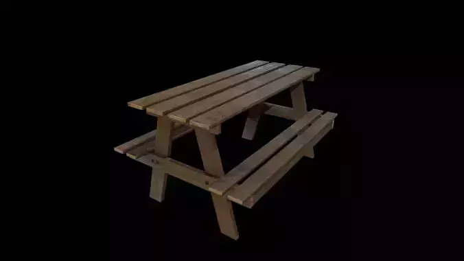 Park Table - Gest Low-poly 3D model