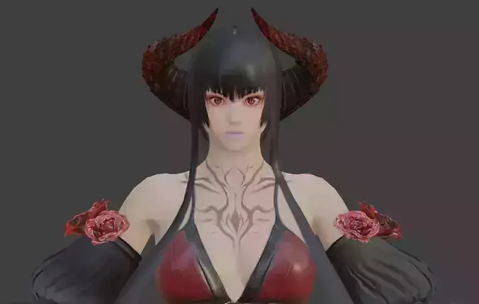 Female Character - Eliza 3D model