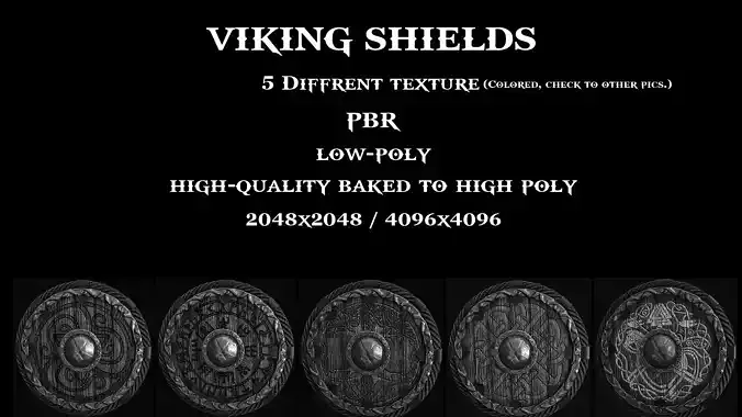 Viking Shields PBR