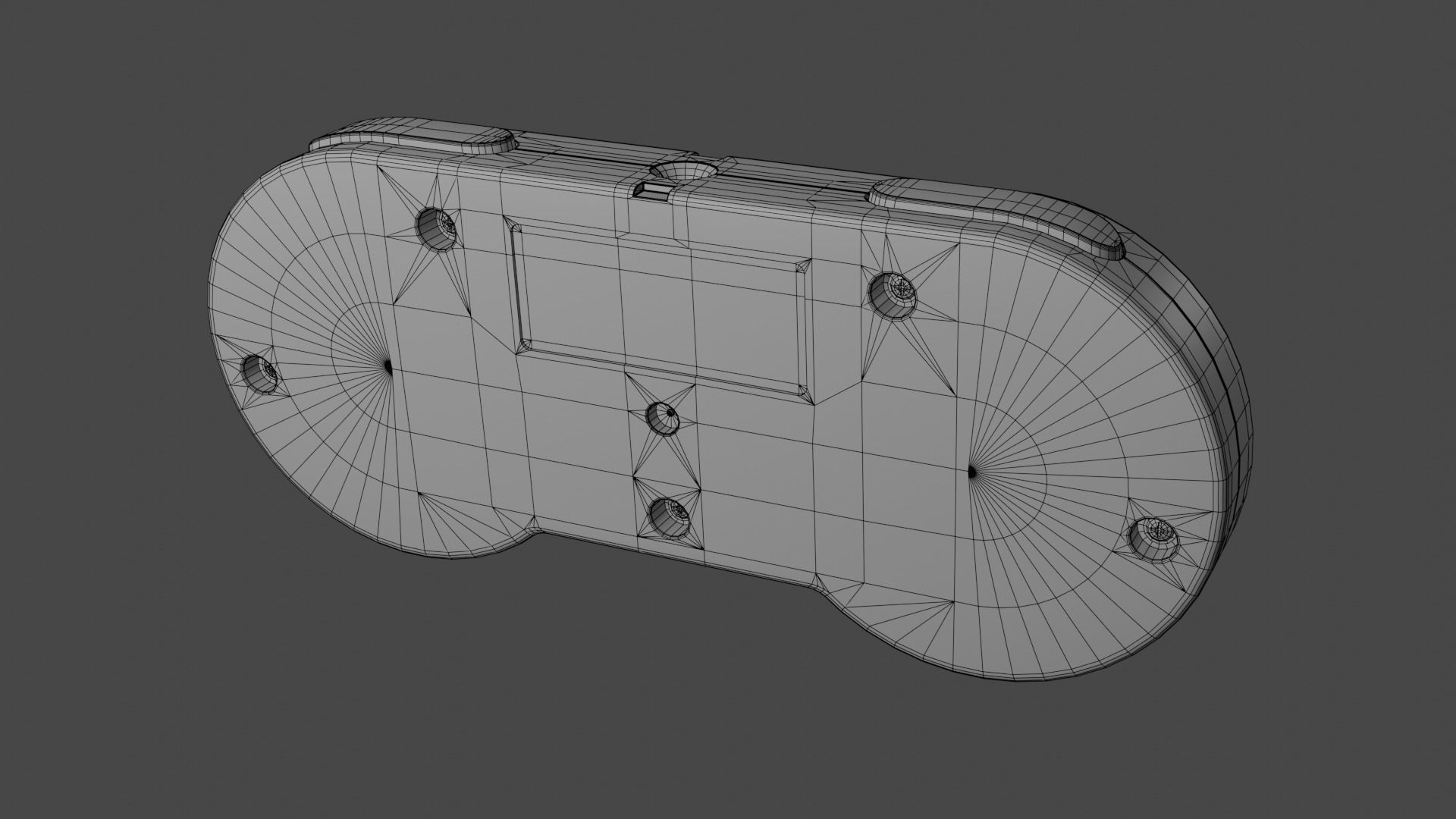 Super Nintendo Entertainment System SNES PAL 3D model_32