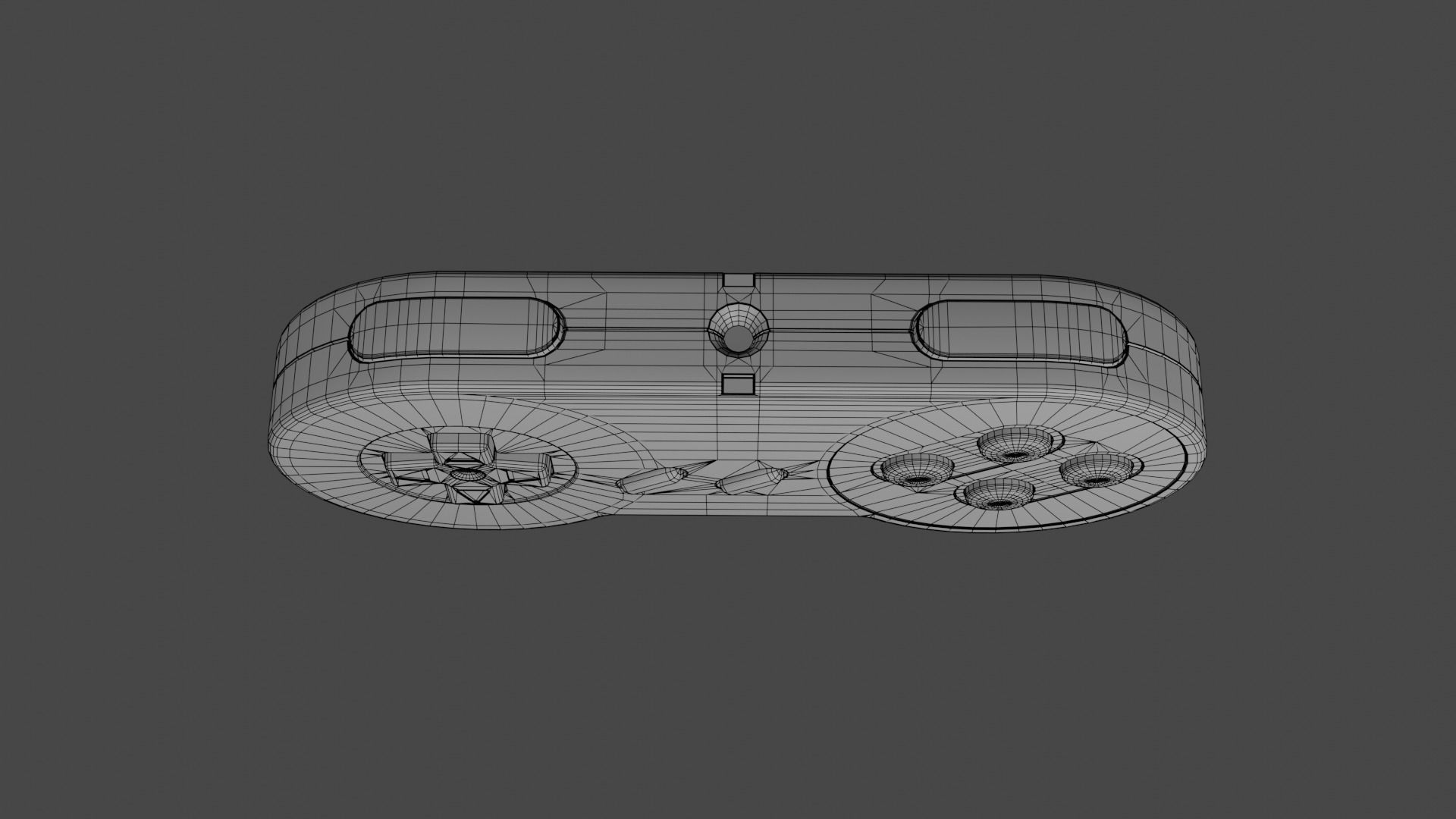 Super Nintendo Entertainment System SNES PAL 3D model_34