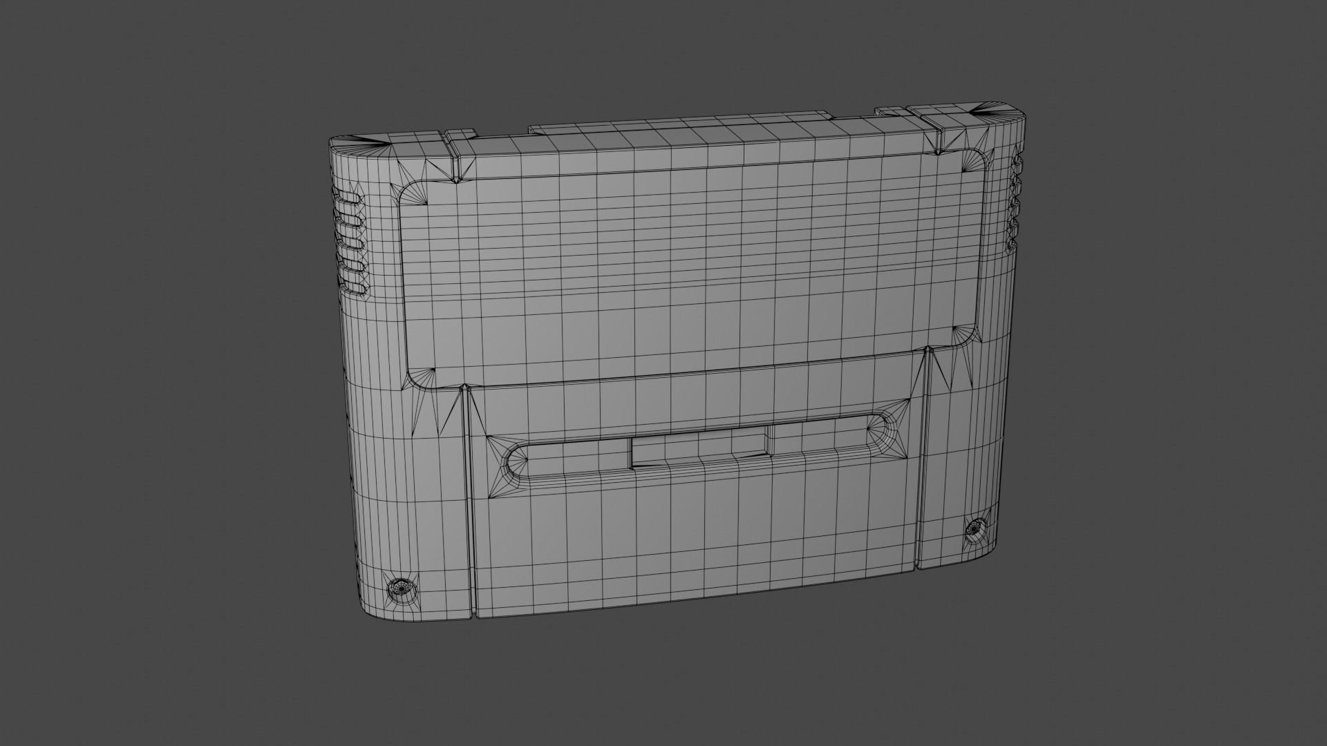 Super Nintendo Entertainment System SNES PAL 3D model_36