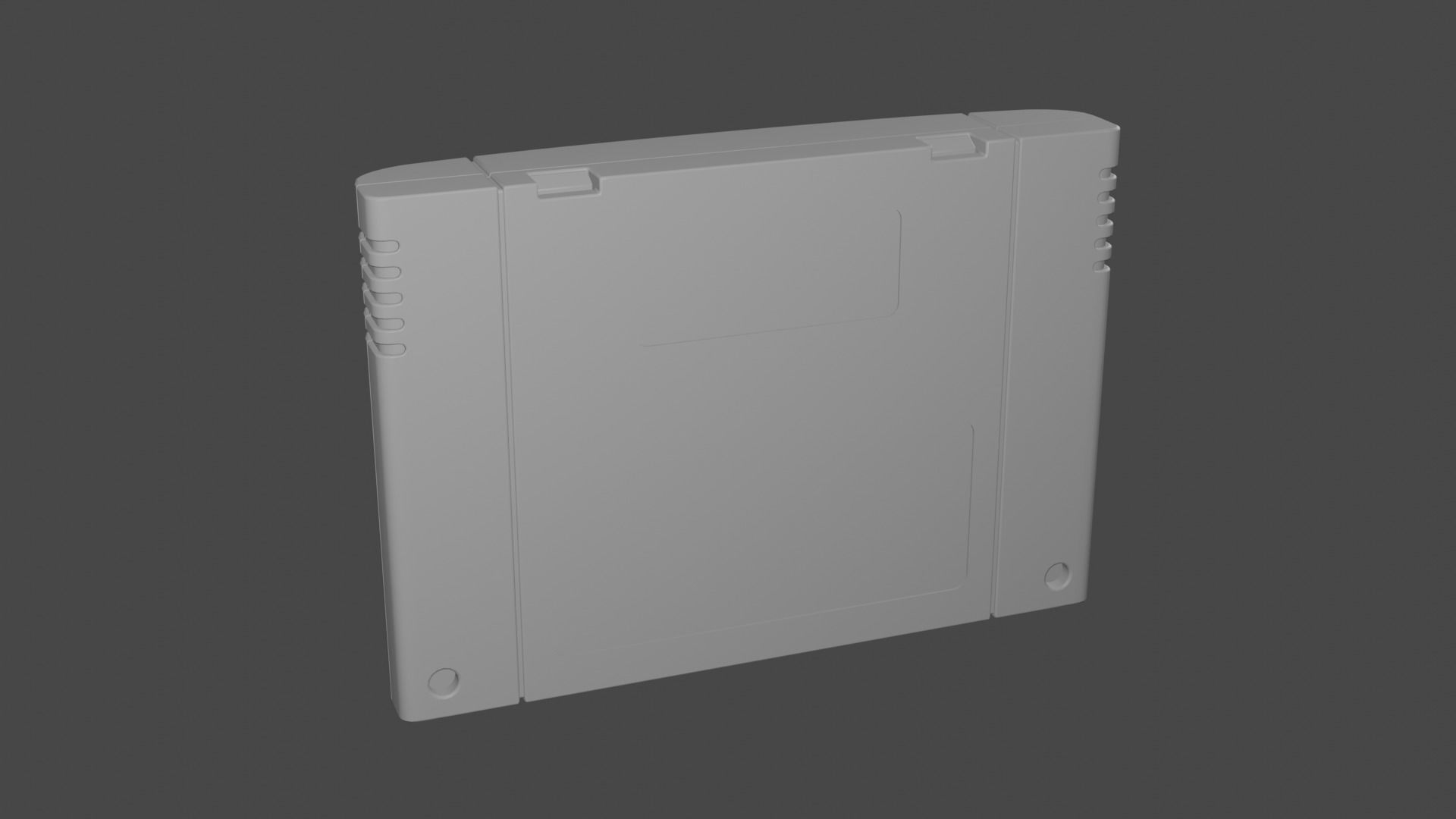 Super Nintendo Entertainment System SNES PAL 3D model_37