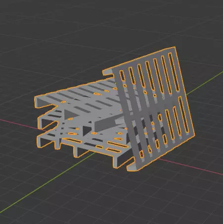 pallet stack Free low-poly 3D model_0