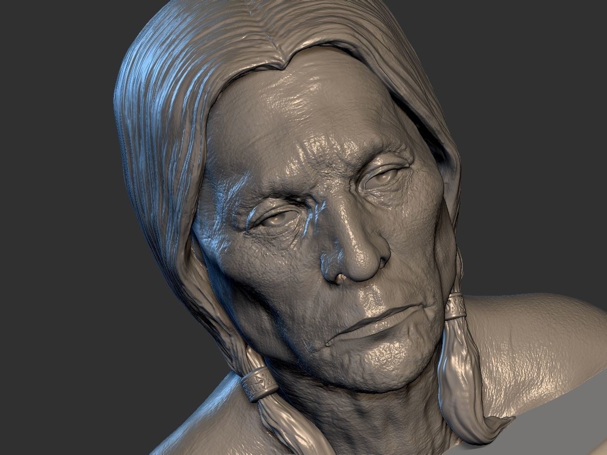 American Native 3D print model_16