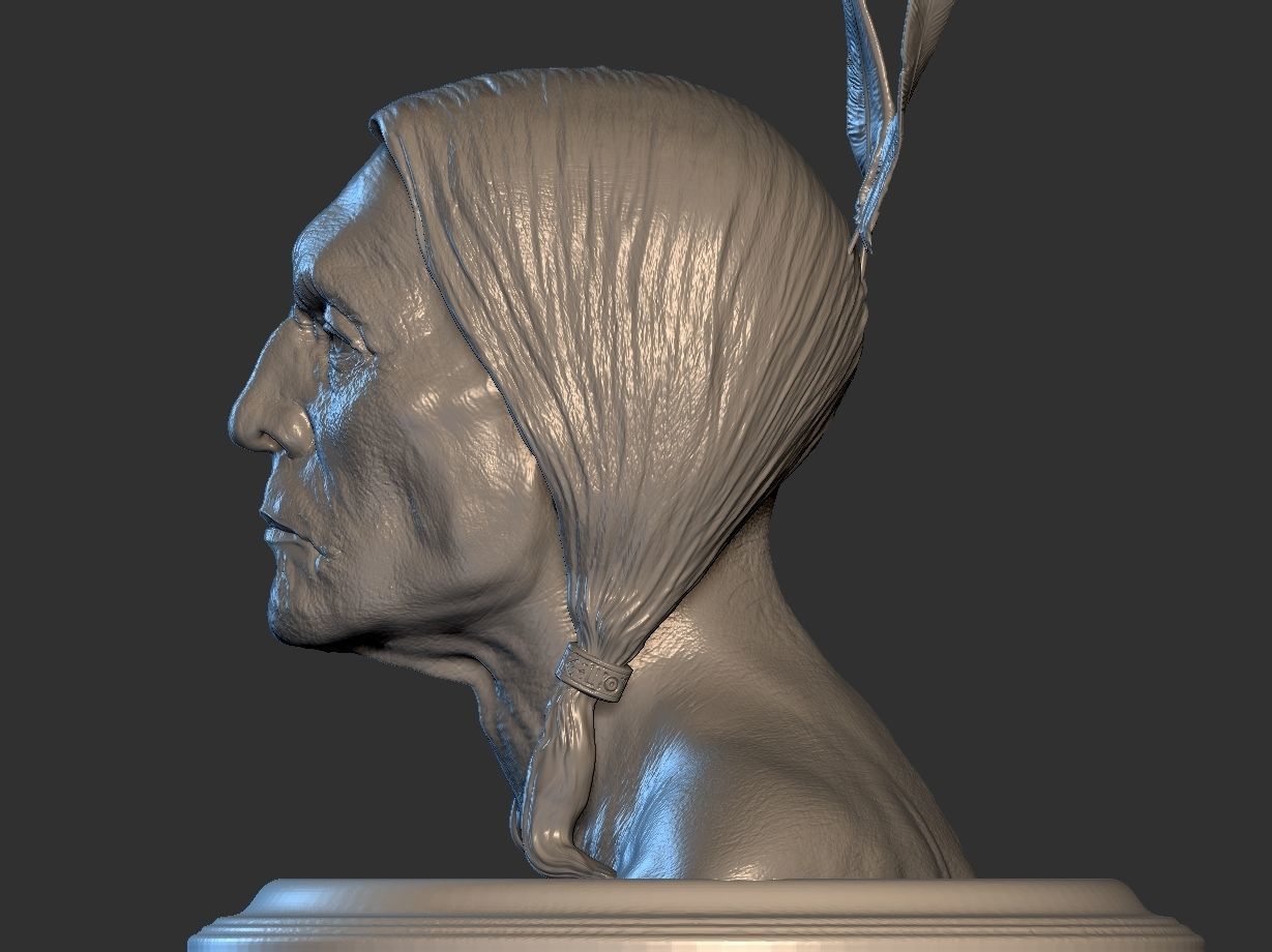 American Native 3D print model_14