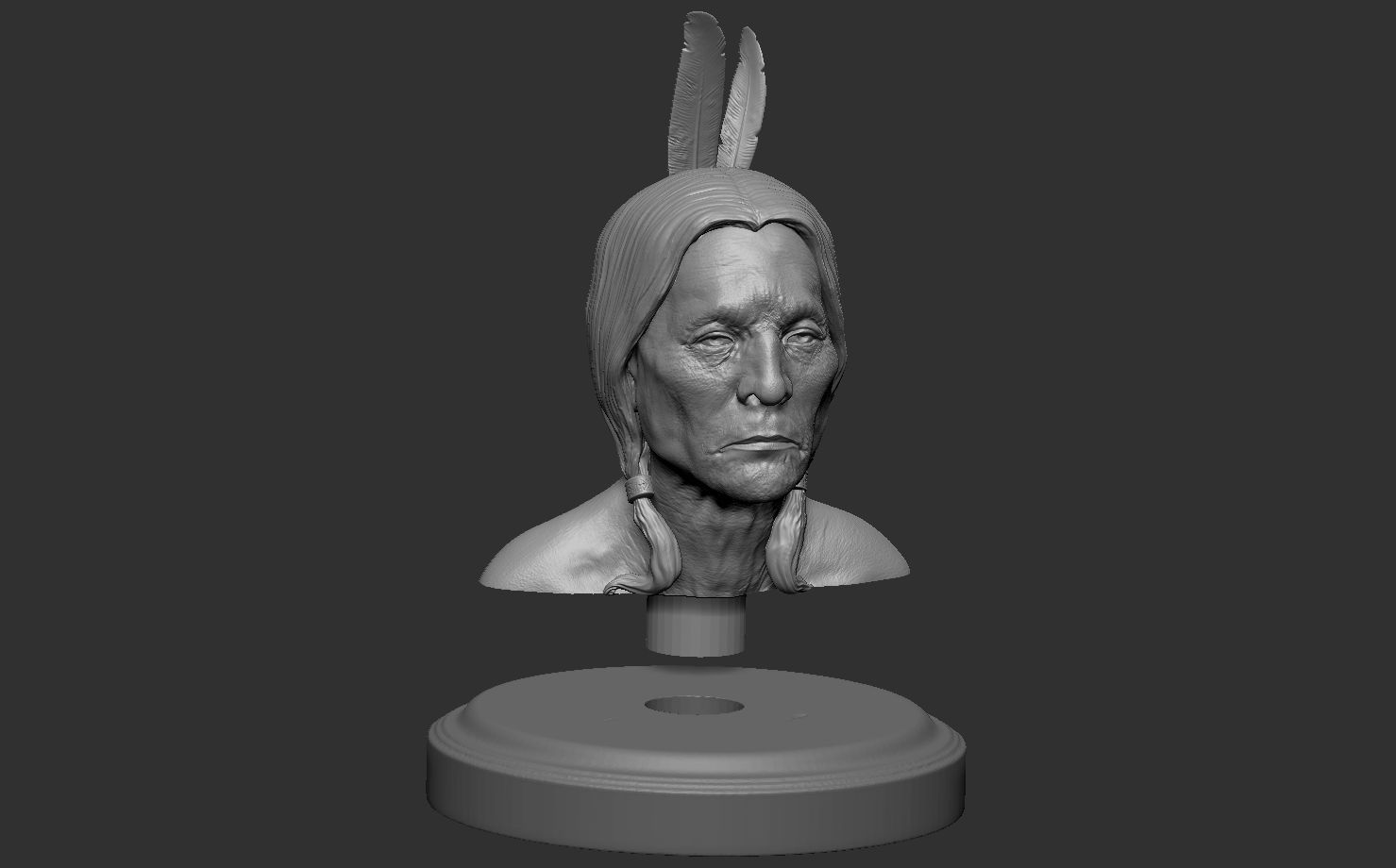 American Native 3D print model_8