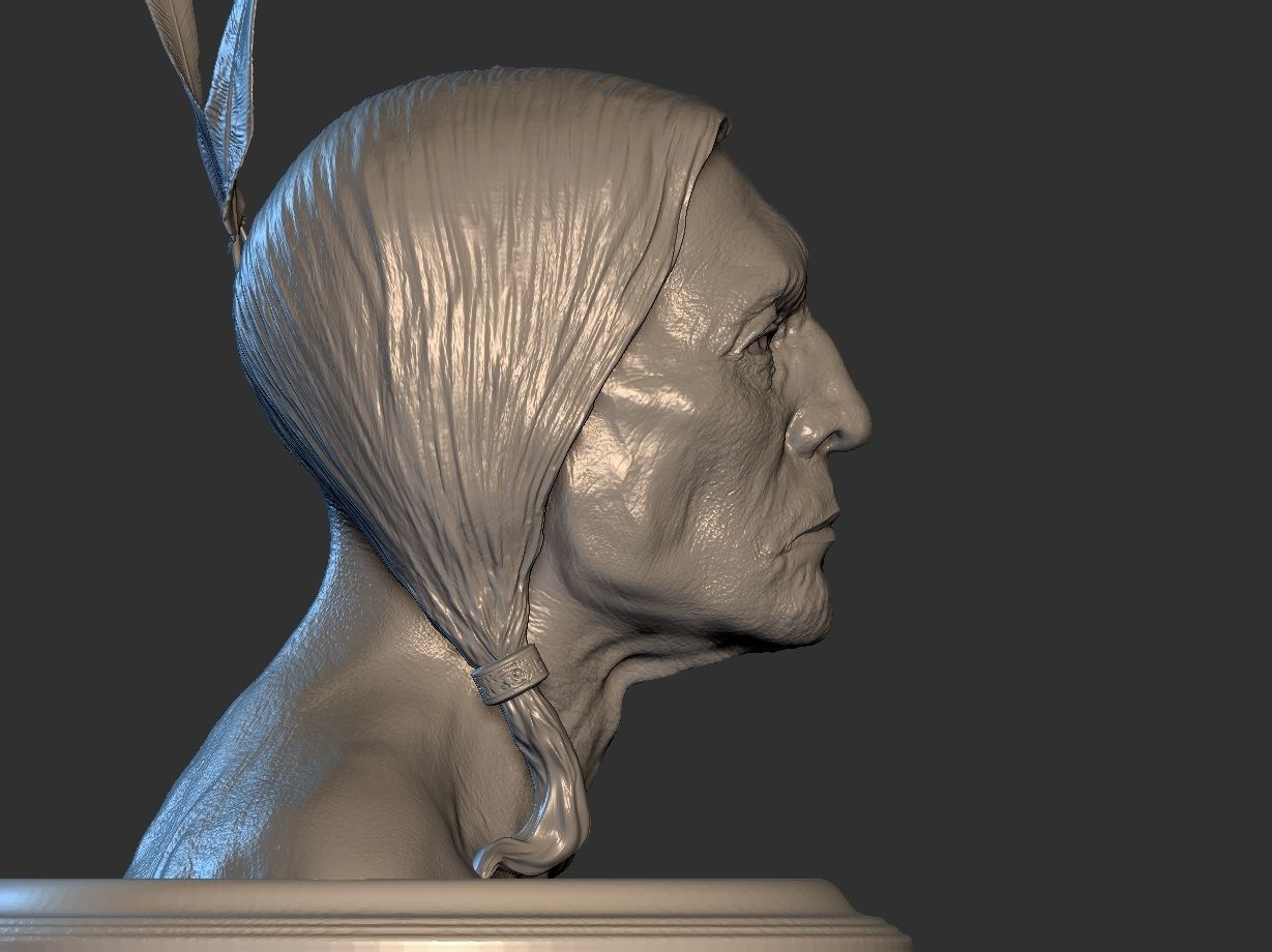 American Native 3D print model_3