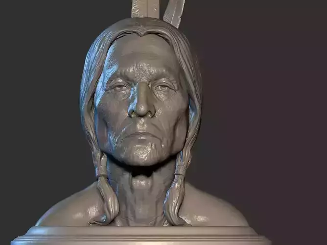 American Native 3D print model