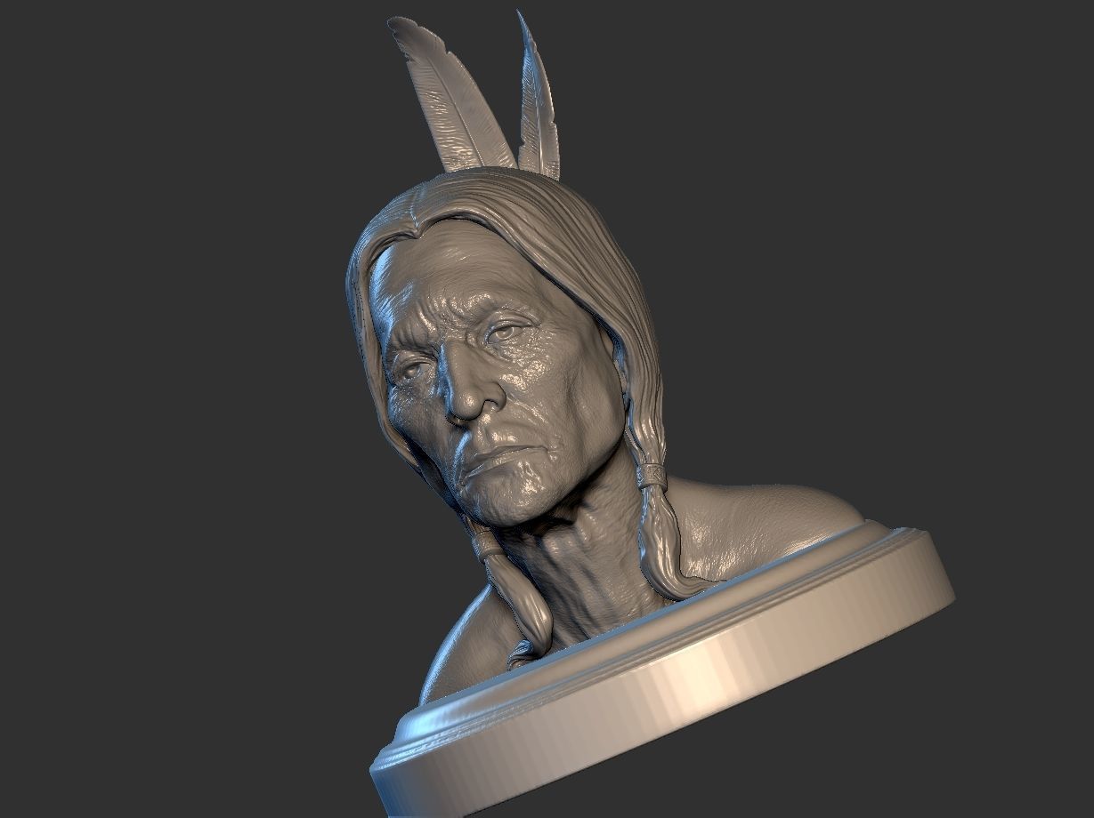 American Native 3D print model_15