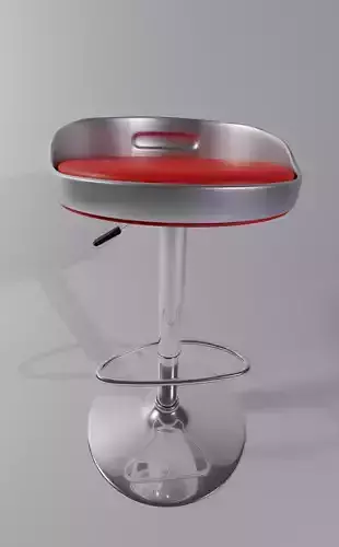 stools bar stool with chrome base