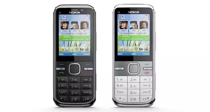 Nokia C5 Black and White