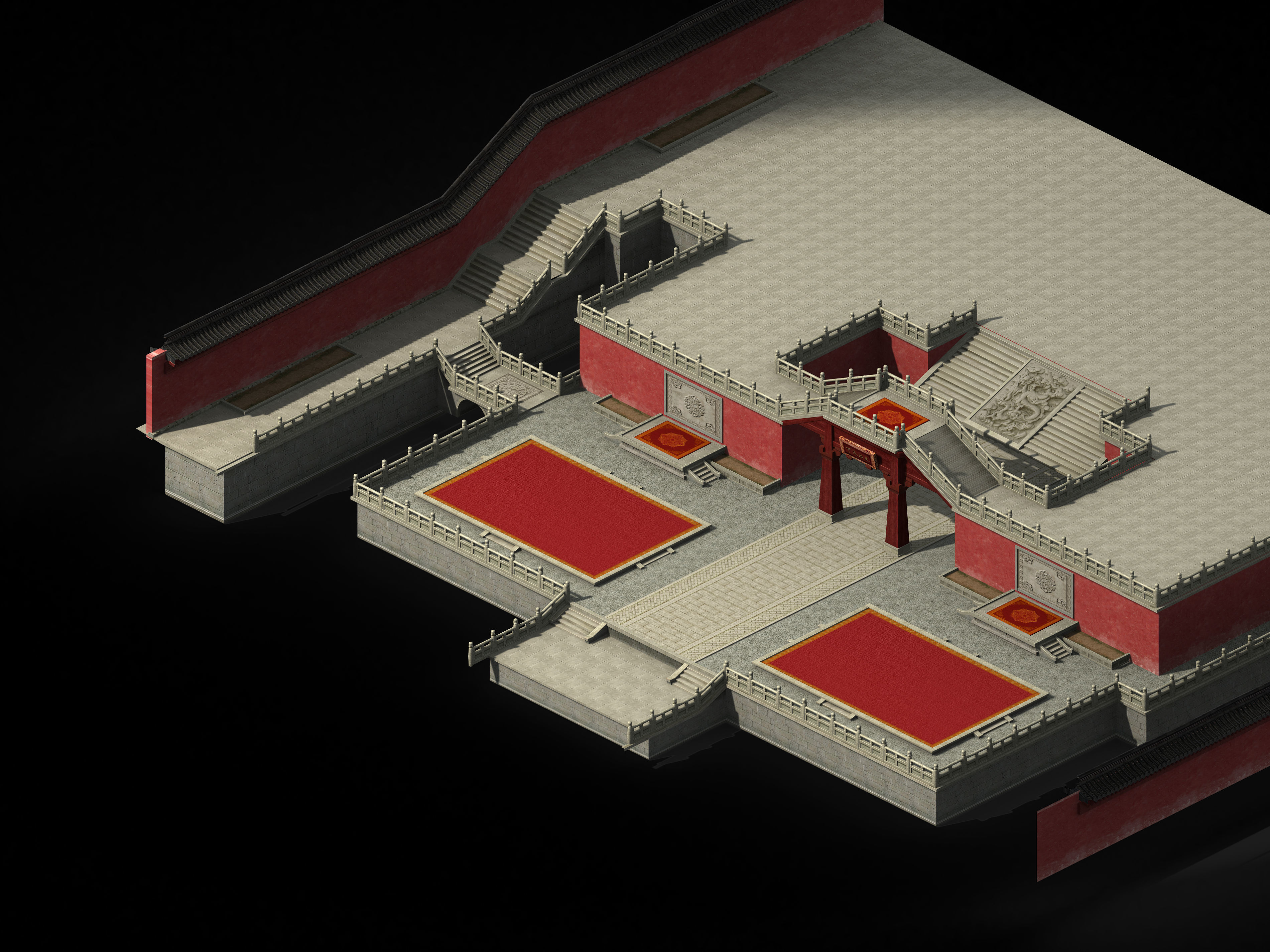 Ming Dynasty-Guozijian-Surface 12 3D model_1