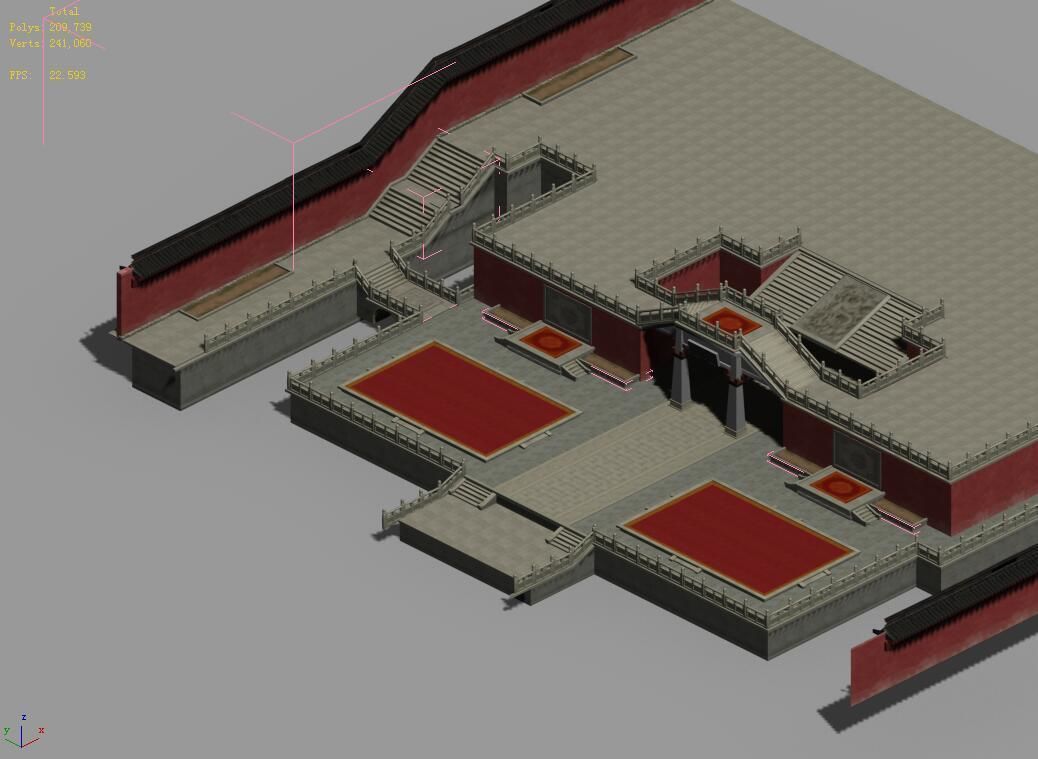 Ming Dynasty-Guozijian-Surface 12 3D model_4