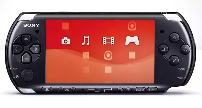 Sony PSP 3000 3D model Sony PSP 3000 3D model