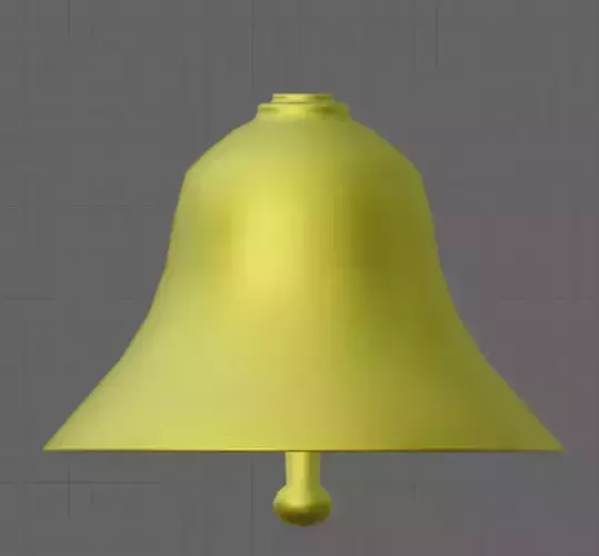 Simple Gold Bell with Animation
