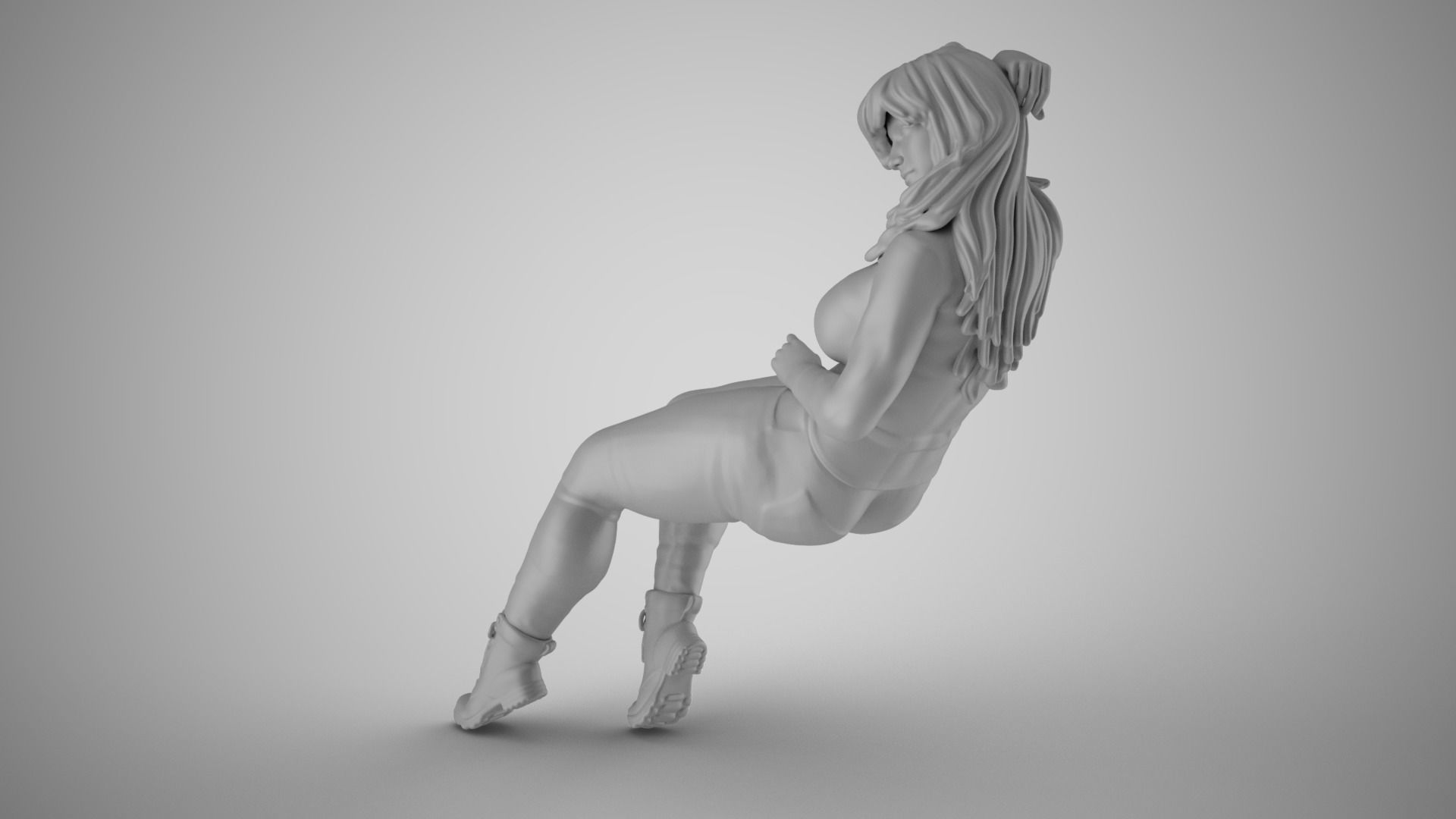 Unchained Woman 3D print model_1