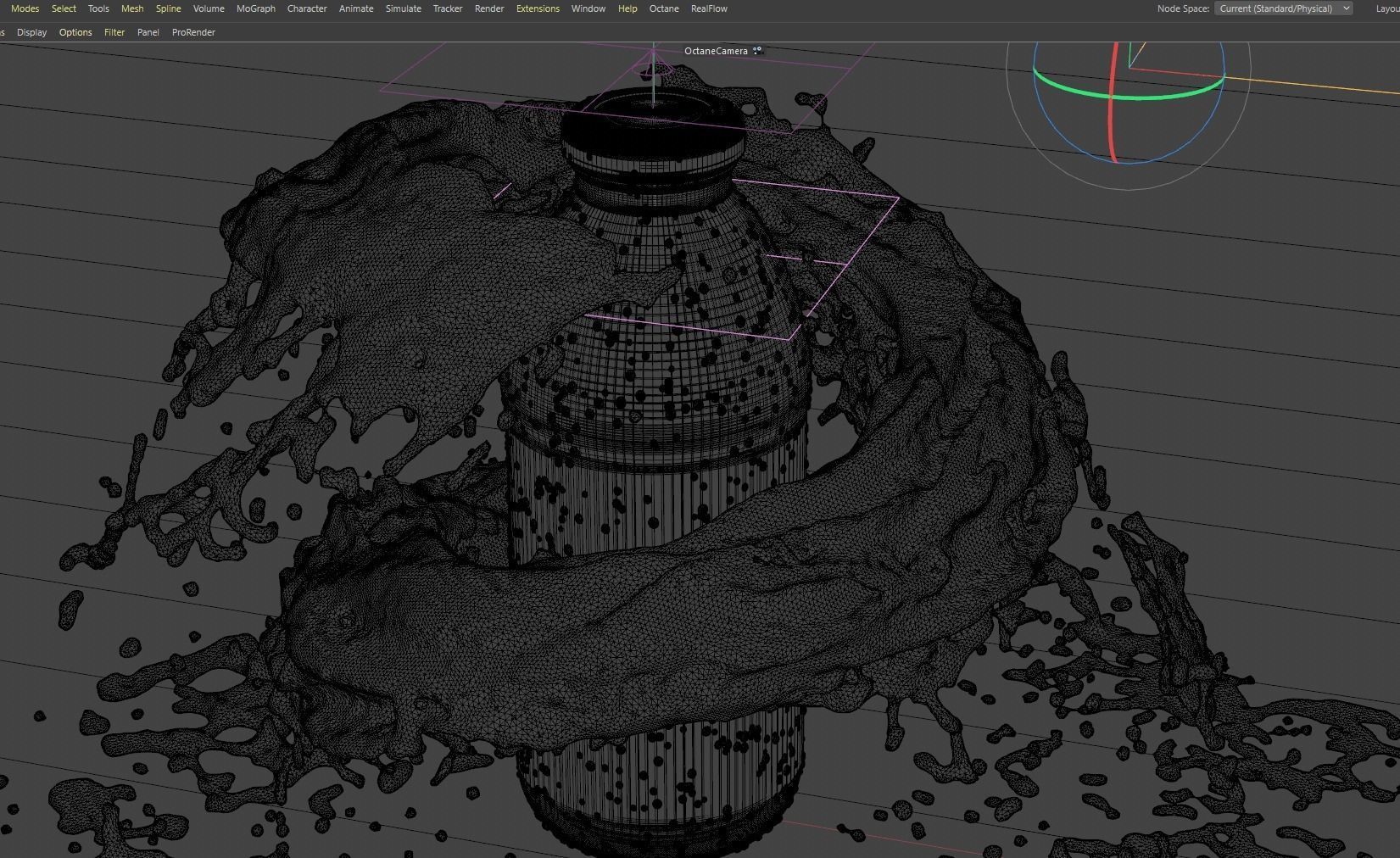 Splash Lemon Animated 3D model_6