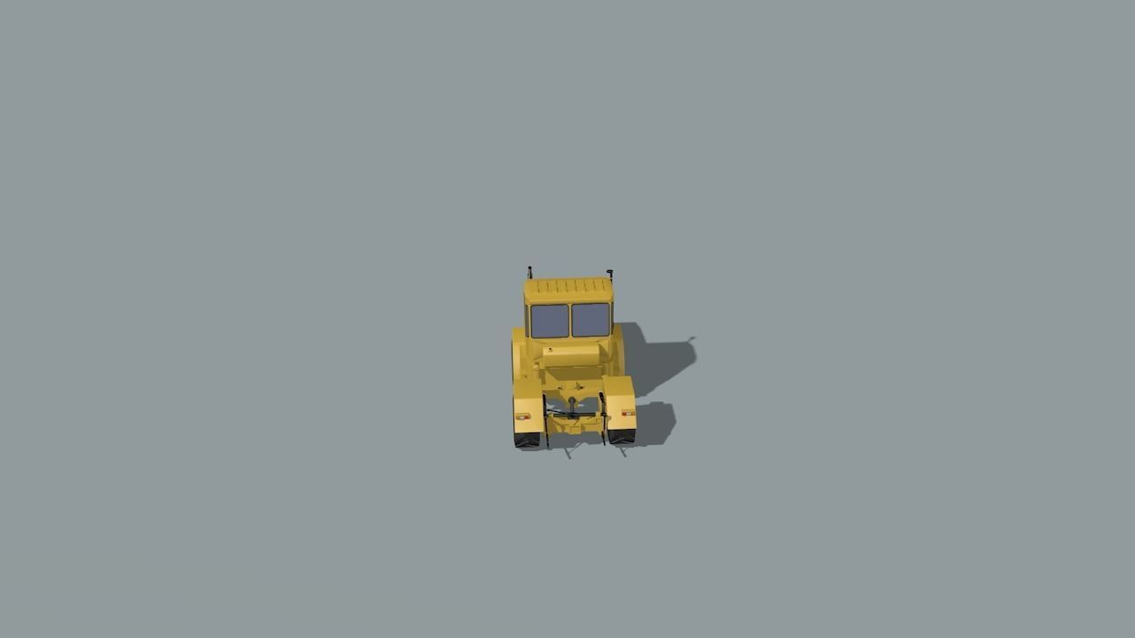 set of construction machines Low-poly 3D model_83