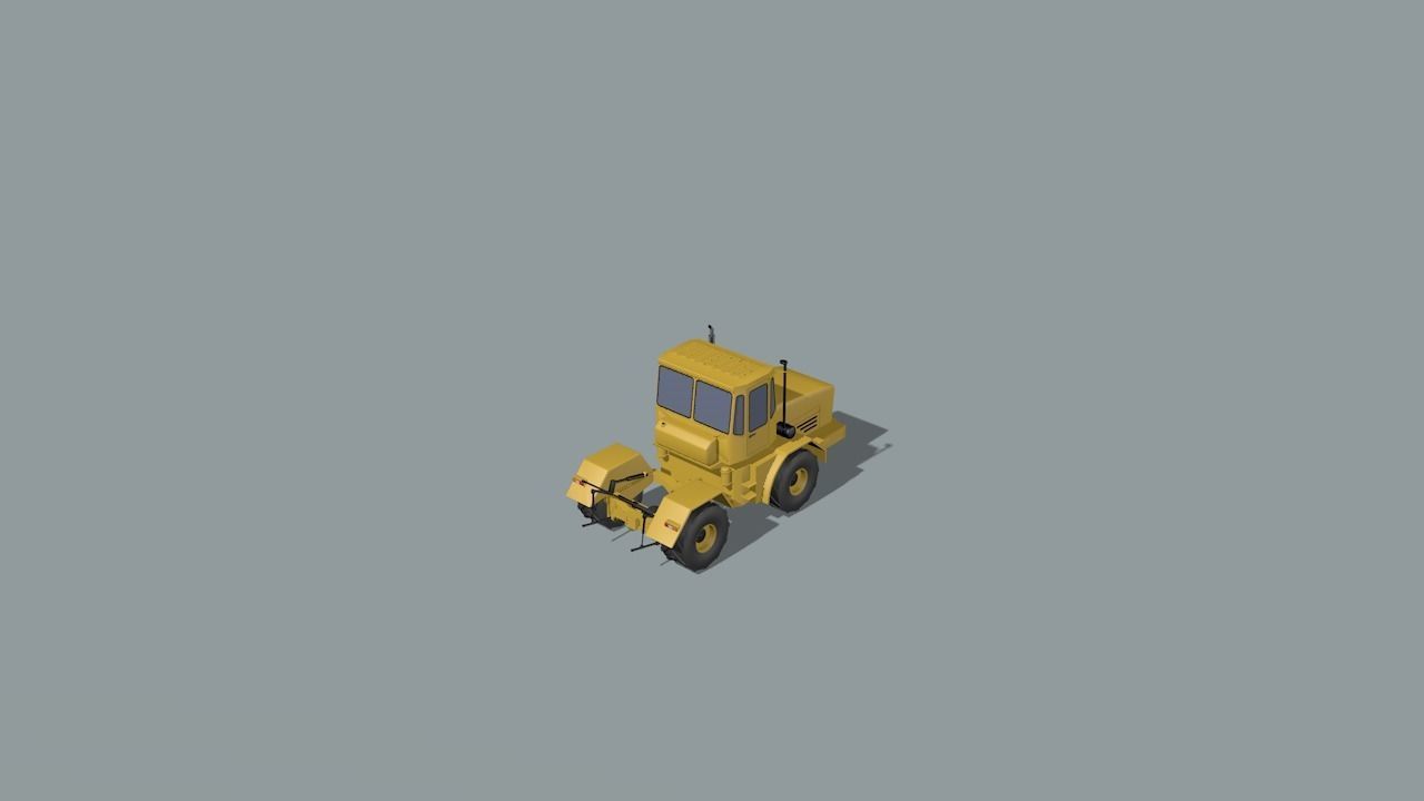 set of construction machines Low-poly 3D model_85