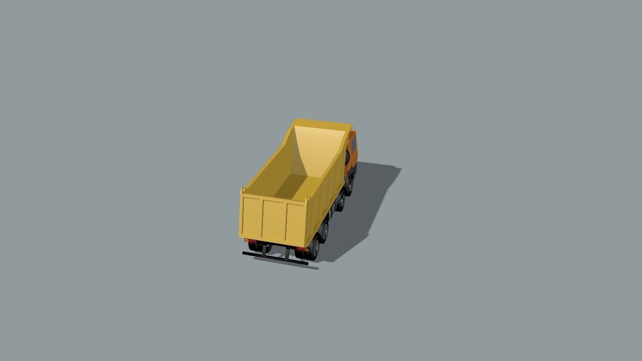 set of construction machines Low-poly 3D model_60