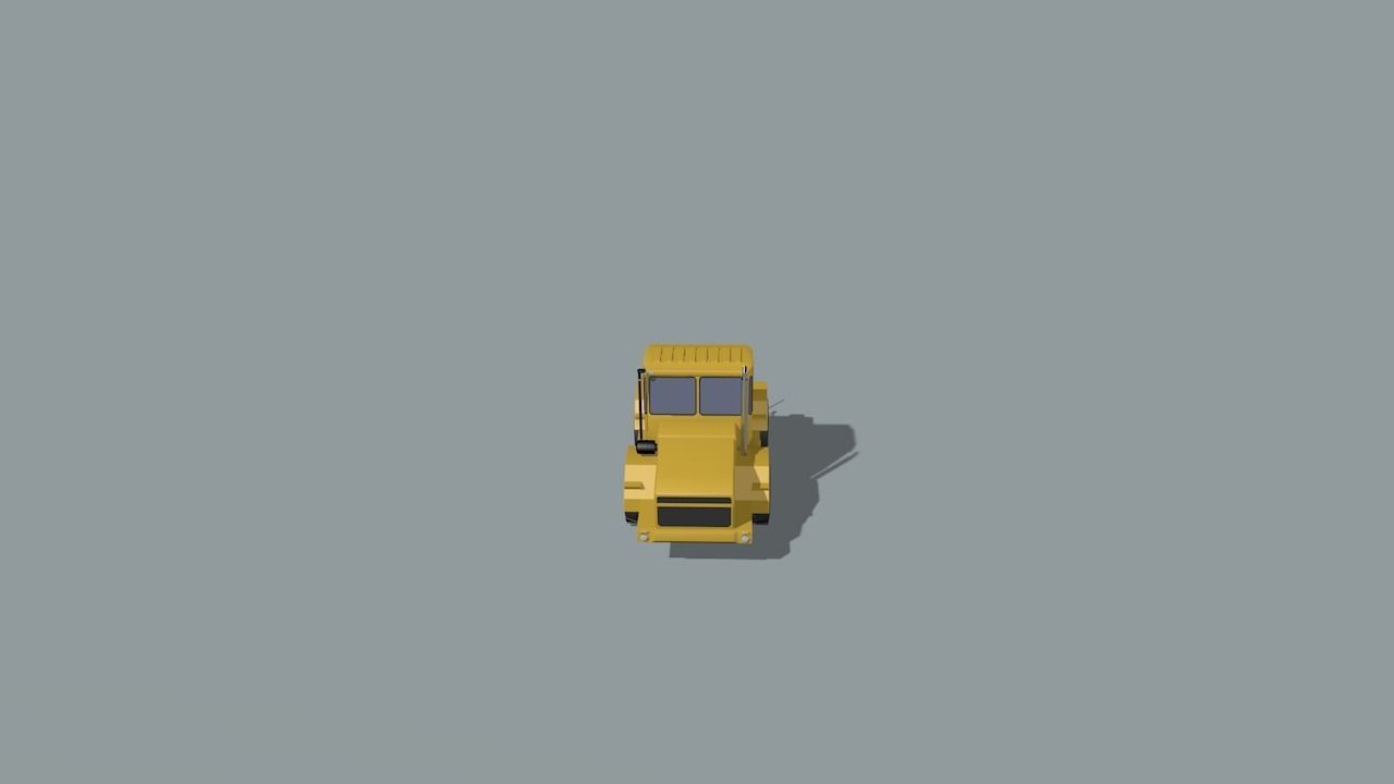 set of construction machines Low-poly 3D model_75