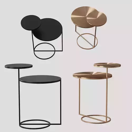 Domini coffee table Low-poly 3D model