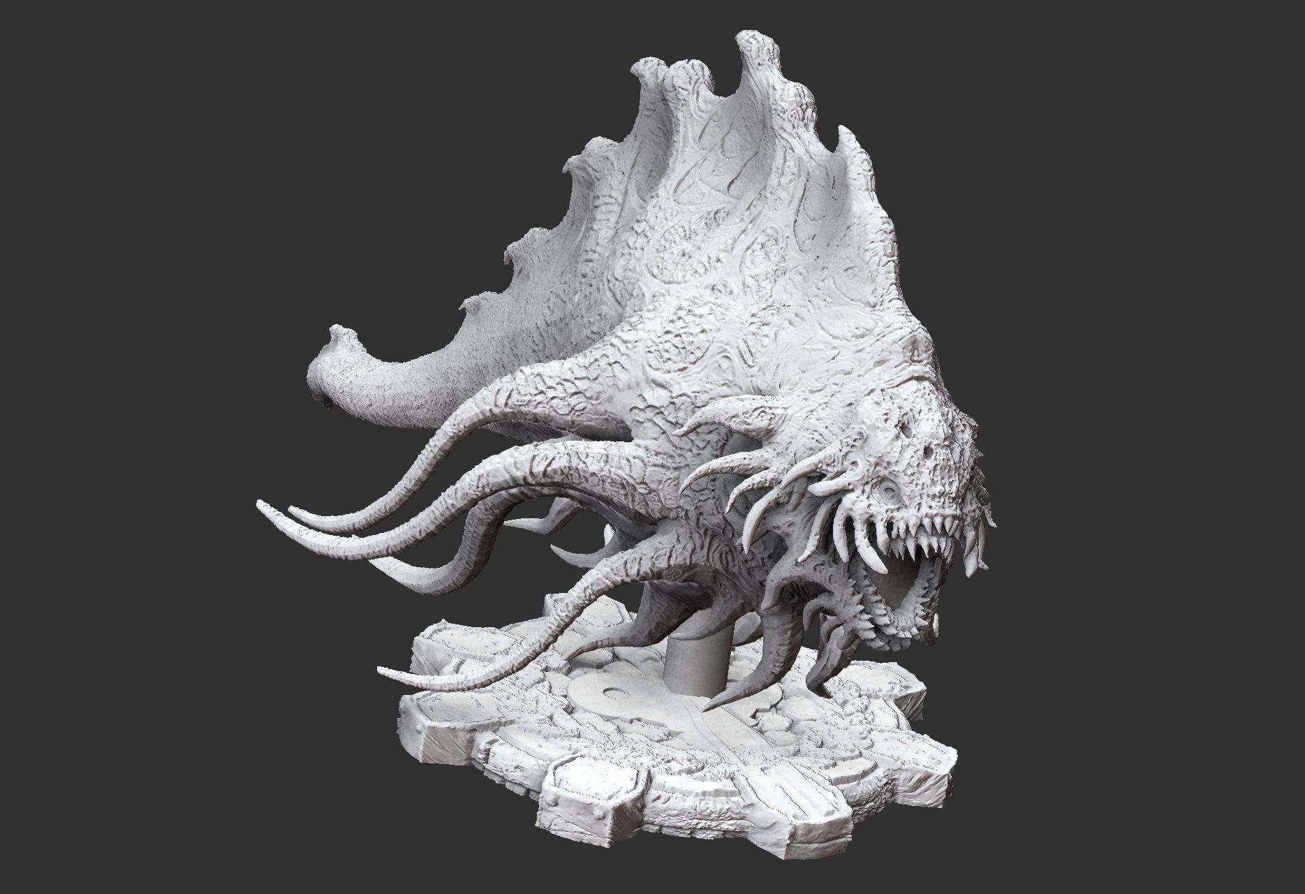 Leviathan Gears of War 3D Model STL File 3D Print