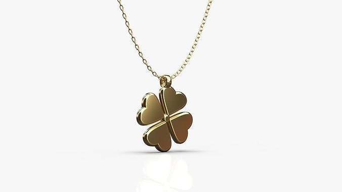 Light clover pendant 3D print model